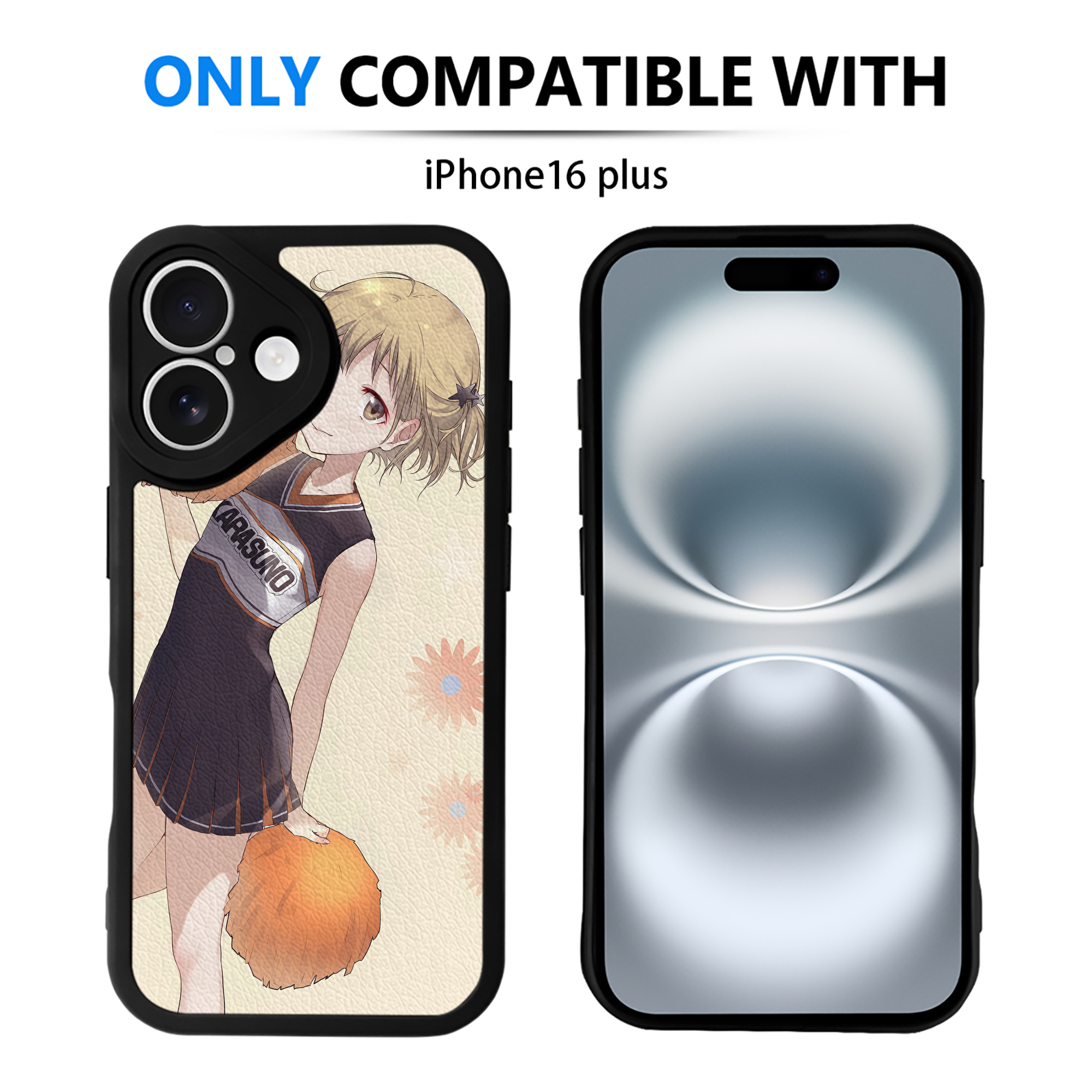 （画像用） ハイキュー!! Haikyu!! 【iPhone 16シリーズ対応】シリコンスマホケース（レザー調） 材質：シリコン